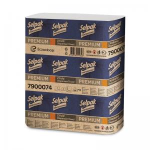 Popierinis rankšluostis SELPAK, PRO Premium Z-Fold, dispenseriui, 2 sluoksniai, 200 lapelių