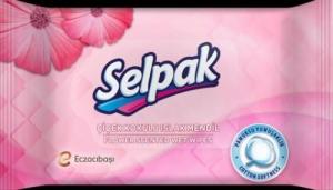 Drėgnos servetėlės SELPAK, flower fresh, 10 vnt
