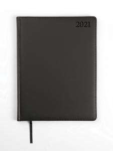 Kalendorius EXTRA SHINE, 2026, PU, A4, juoda (Baltic)