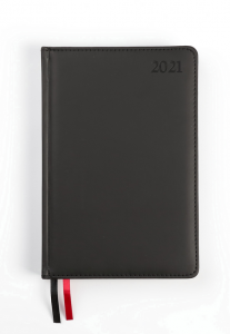 Kalendorius EXTRA SHINE, 2026, PU, A5, juoda  LT