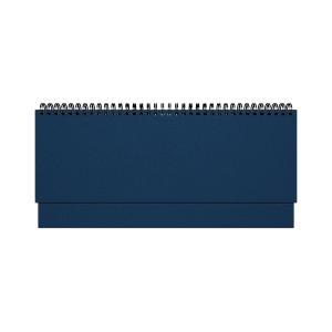 Stalinis kalendorius Timer Memo, 290x105mm, PU viršelis, tamsiai mėlynos spalvos