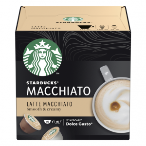 Kavos kapsulės Nescafe Dolce Gusto, STARBUCKS Latte Macchiato, 12 kap., 129 g