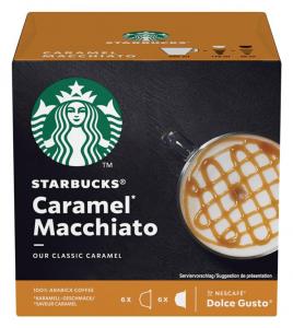Kavos kapsulės Nescafe Dolce Gusto, STARBUCKS Caramel Macchiato, 12kap. , 127,8 g