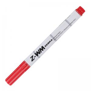 Žymeklis baltai lentai ZEBRA Z-GRIP BASIC 1,0 mmbaltas korpusas, raudonas rašalas