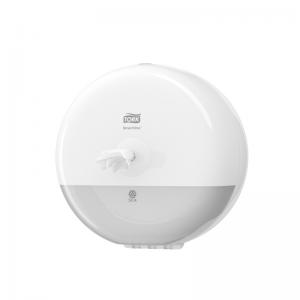 Laikiklis tualetiniam popieriui Tork Smart One Mini T9 (681000), baltos spalvos, plastikinis