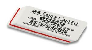 *Trintukas Faber-Castell, Latex free, baltos spalvos