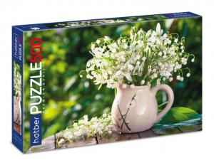Puzlė HATBER-HD Premium, А2, 480х330mm, 500 dalių, Gėlių puokštė