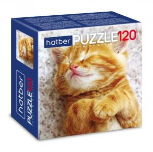 Puzlė HATBER-HD Premium, А5, 150х150mm, 120 dalių, Katė