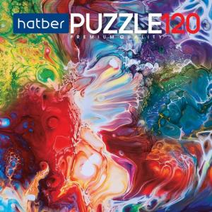 Puzlė HATBER-HD Premium, А5, 150х150mm, 120 dalių, Spalvos