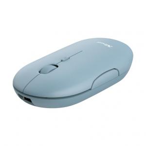 *Belaidė kompiuterio pelė Trust USB Puck , įkraunama, mėlynos spalvos