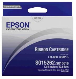 Epson LQ-680 (C13S015262) (C13S015016) Juostelės kasetė, Juoda