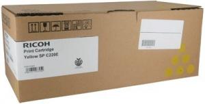 Ricoh SP C220E (407643) (406106) (406055) Lazerinė kasetė, Geltona