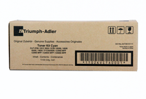 Triumph Adler Kit CDC 4726/ Utax CDC 1626 (4472610111/ 4472610011), žydra kasetė lazeriniams spausdintuvams, 5000 psl.
