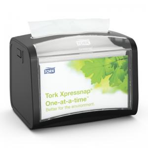 Laikiklis stalo servetėlėms Tork Xpressnap N4 (272611), juodos spalvos, plastikinis