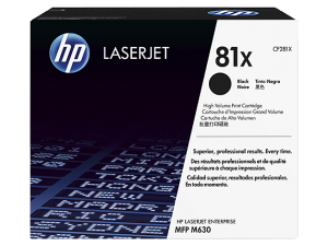 HP 81X (CF281X), juoda kasetė lazeriniams spausdintuvams, 25000 psl.