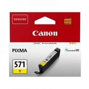 Canon CLI-571Y (0388C001), geltona kasetė rašaliniams spausdintuvams, 347 psl.