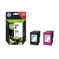 HP 301 (N9J72AE) Rašalinių kasečių komplektas, BK/CMY