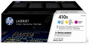 HP 410X (CF252XM) 3-pack Lazerinė kasetė, C/M/Y