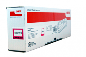 Oki MC873 (45862815), purpurinė kasetė lazeriniams spausdintuvams, 10000 psl.