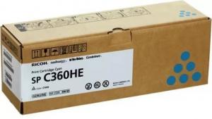 Ricoh (408185, SPC360HE), žydra kasetė lazeriniams spausdintuvams, 5000 psl.
