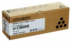 Ricoh SPC360HE (408184), juoda kasetė lazeriniams spausdintuvams, 7000 psl.