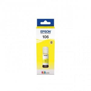 Epson 106 EcoTank (C13T00R440) Rašalo papildymo buteliukas, Geltona rašaliniams spausdintuvams, 70 ml