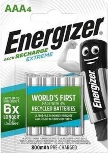 Įkraunami elementai Energizer HR03, AAA 800mAh, 4 vnt