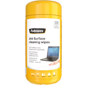 Servetėlės biuro techn. paviršiaus valymui Fellowes, 200vnt. 8562702