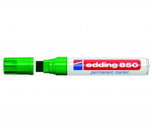 *Permanentinis žymeklis Edding 850, kirstu galiuku, 5-15mm, žalios spalvos