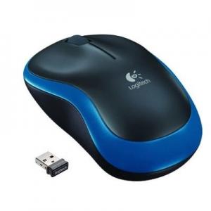 Logitech M185 Belaidė pelė, RF Wireless, 1000 DPI, Juoda/Mėlyna