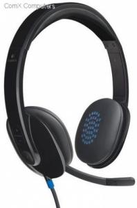 Logitech H540 Laidinės ausinės, USB-A, Juoda
