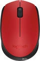 Logitech M171 Belaidė pelė, Raudona