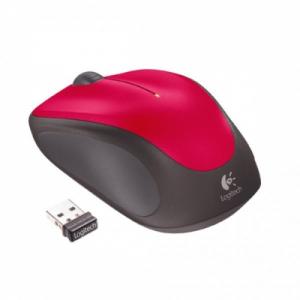 Logitech M235 Belaidė pelė, RF Wireless, 1000 DPI, Raudona/Juoda