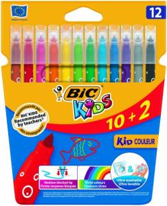 Bic Spalvoti flomasteriai Kids Couleur 12 spalvų rinkinys 9202937