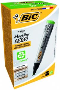 Bic Permanentinis žymeklis Eco 2300 4-5 mm, žalias, pakuotėje 12 vnt. 300027