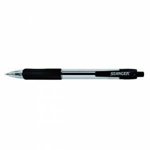 Stanger Tušinukas Softgrip rertactable 1.0 mm, juodas, pakuotėje 10 vnt. 18000300039