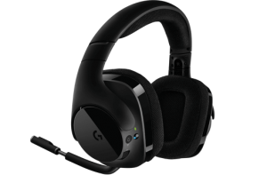 Ausinės bevielės Logitech G533 Wireless (981-000634), juodos