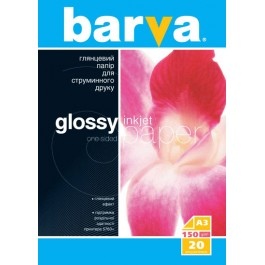 Fotopopierius Barva Blizgus, 150 g/m², A3, 20  lapų