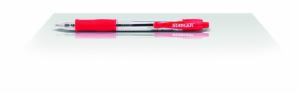 Stanger Tušinukas 1.0 Softgrip retractable, raudonas, 1 vnt. 18000300040