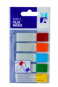 Double A Plastikiniai žymekliai - indeksai 5C 45x12 mm Colors at ends