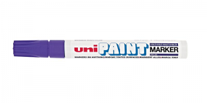 Žymeklis aliejinis Uni PX-20, 2.2-2.8 mm, apvali galvutė, violetinis  1214-014