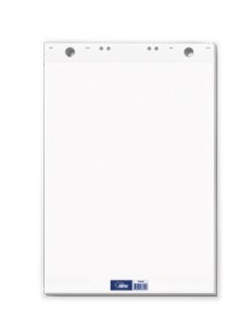 Konferencinis bloknotas Forpus, 60x85 cm, 80 g, baltas (50)