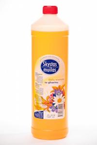 Muilas, skystas, su glicerinu, gėlių kvapo, 1l