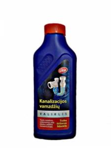 Kanalizacijos vamzdžių valiklis Ūla, skystas, 1l