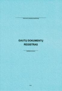 Gautų dokumentų registracijos žurnalas, A4 (48)  0720-006