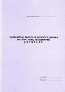 Darbuotojų saugos ir sveikatos įvadinių instruktavimų registracijos žurnalas, A4 (24)  0720-026