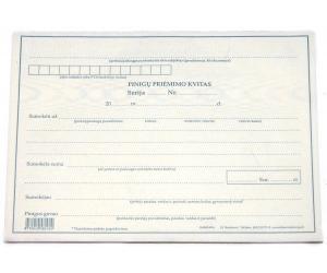Pinigų priėmimo kvitas, be Nr., A5, 2x50  0720-059