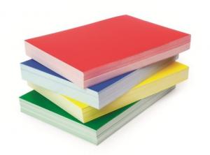 Įrišimo nugarėles Chromo, A4, 250g/m² , kartoninės, baltos (100 vnt.)