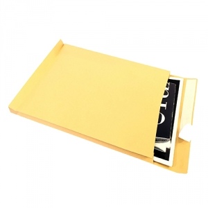 Vokas B4 250x353x40 mm, rudas 130 g., su nuplėšiam juostele, 40mm praplatėjimu 1 vnt.