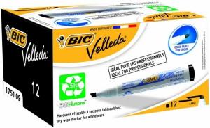 Bic Žymeklis baltai lentai Velleda, 3.7-5.5 mm, kirsta galvutė, juodas 1 vnt.